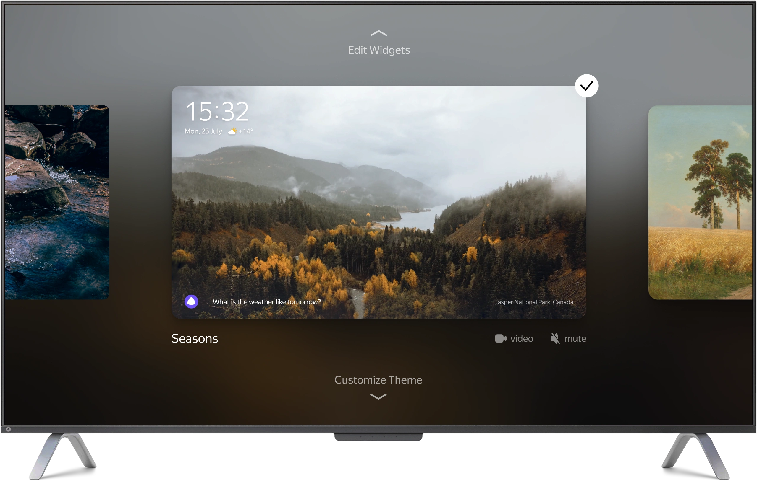 Screensaver settings