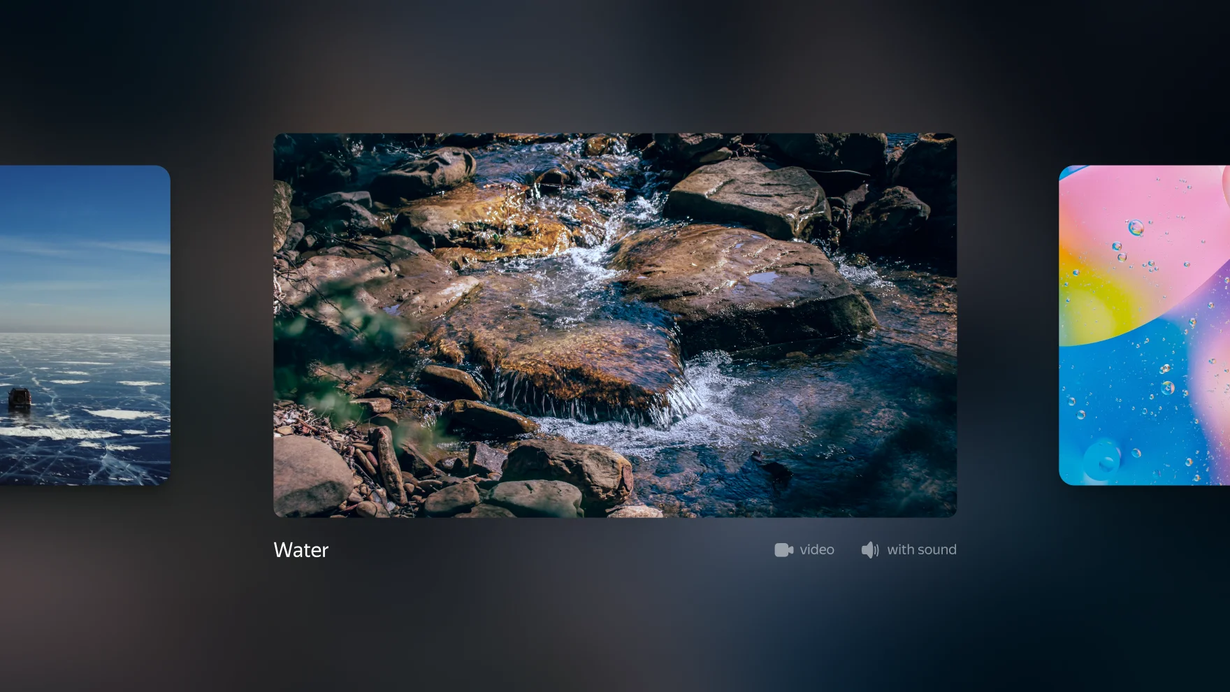 Set with videos and sounds